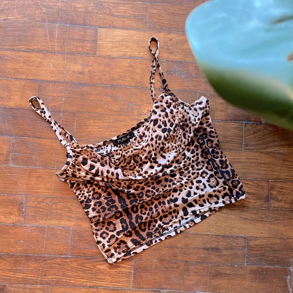 Cheetah Print Tank Top